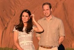 Kate i William zwiedzają Uluru