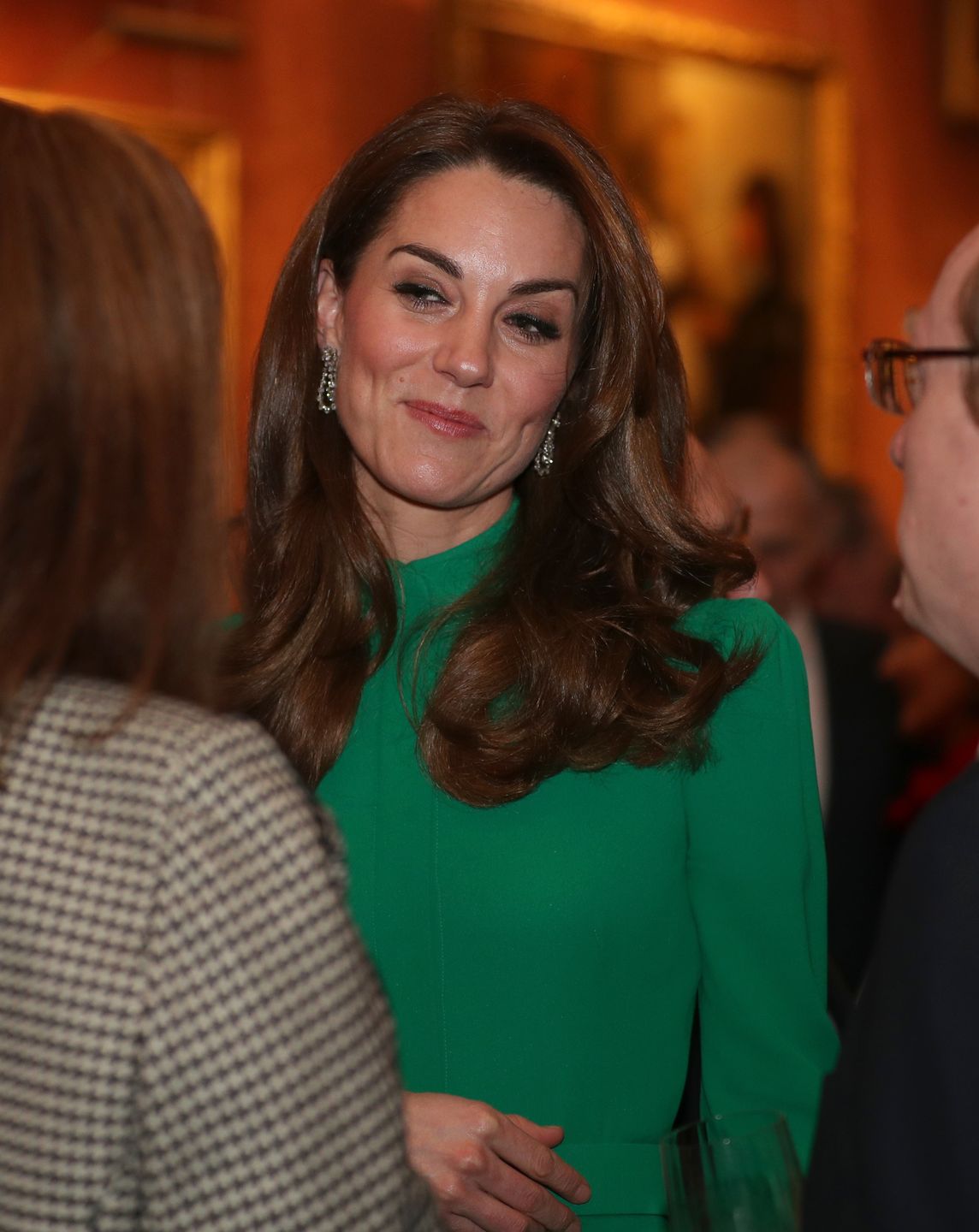 The Duchess of Cambridge during the reception in Buckingham Palace, London, as Nato leaders gather to mark 70 years of the alliance. PA Photo. Picture date: Tuesday December 3, 2019. Photo credit should read: Yui Mok/PA Wire  