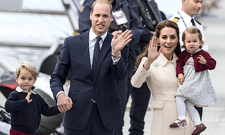 William i Kate z dziećmi George i Charlotte