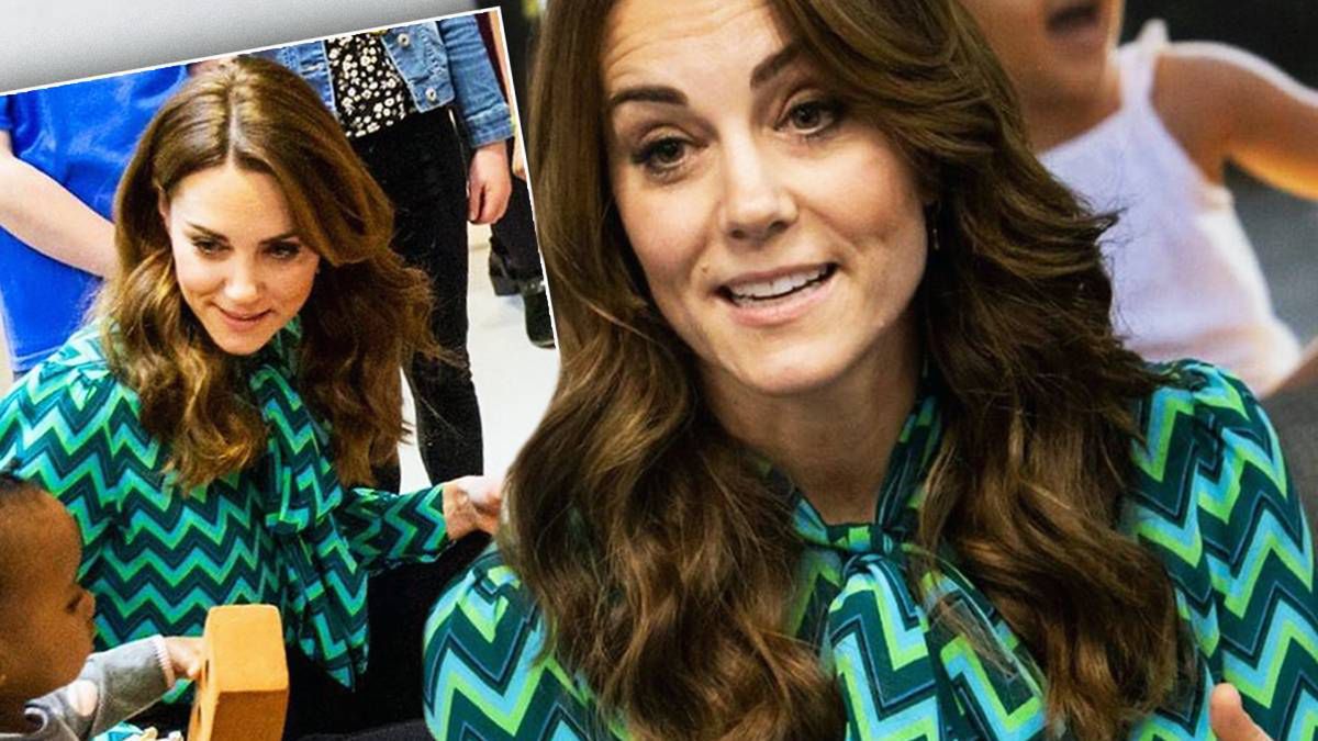 Księżna Kate na spotkaniu z dziećmi