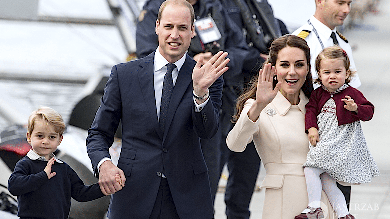 William i Kate z dziećmi George i Charlotte