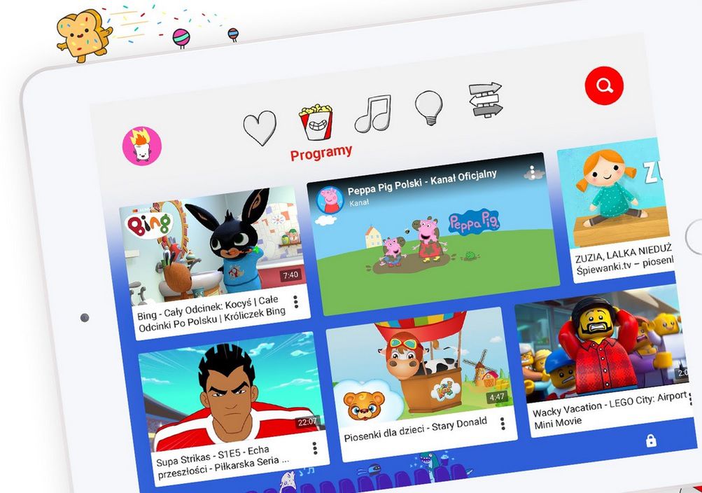 YouTube Kids dostępny także w przeglądarce. Zmiany w usłudze dla dzieci