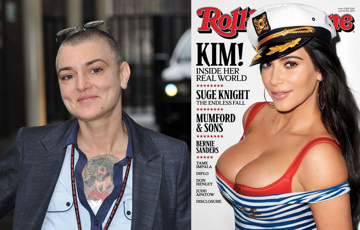 Sinéad O'Connor ostro o Kardashiance: Co ta p***a robi na okładce "Rolling Stone'a"?!