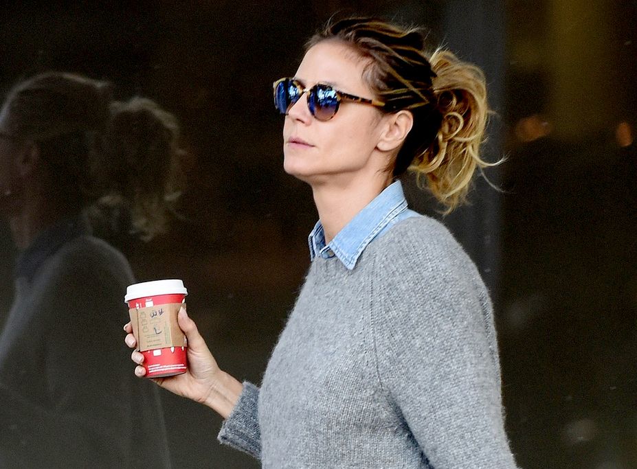 LOOK OF THE DAY: Heidi Klum w casualowym stylu