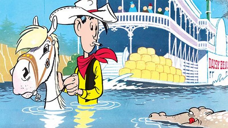 "Lucky Luke: W górę Missisipi", wyd. Egmont 2019