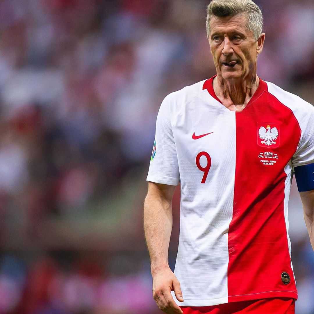 Robert Lewandowski w Face Up za 50 lat
