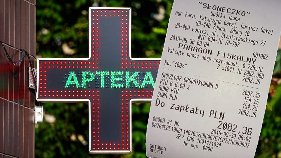 Najsłynniejszy paragon i apteka, którą dzięki debacie przedwyborczej poznała cała Polska. "Nie możemy normalnie pracować"