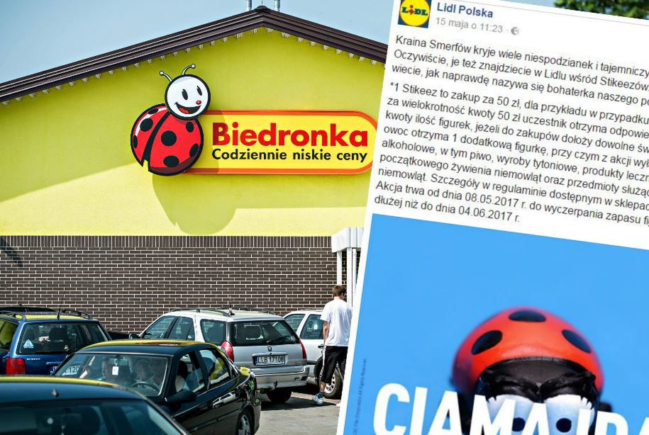 Wystarczyła jedna grafika w internecie. Tak Lidl rywalizuje z Biedronką