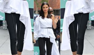 LOOK OF THE DAY: Adriana Lima i Jej Wysokość Asymetria