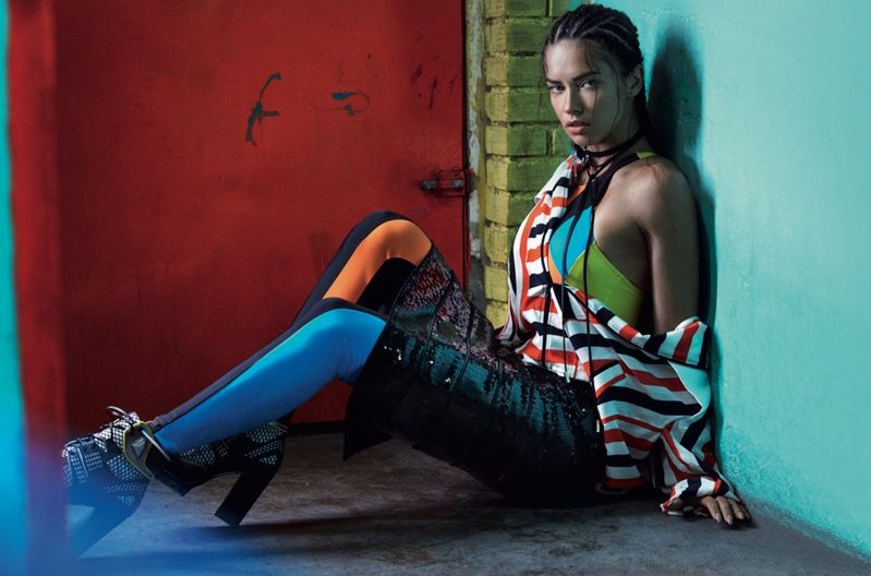 Adriana Lima w olimpijskiej sesji "Vogue Brazil"