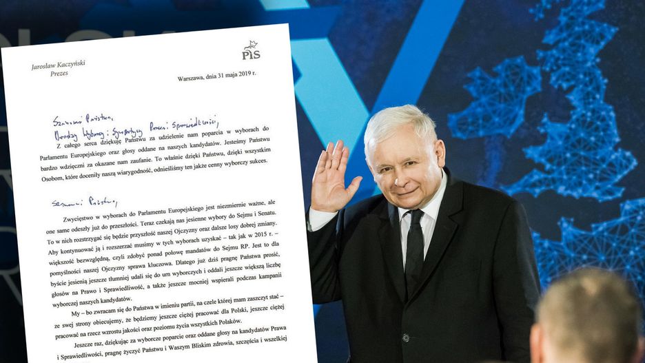 Jarosław Kaczyński napisał list do wszystkich Polaków. Ma prośbę