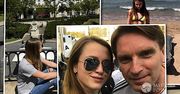 Majówka córek Kingi Rusin i Tomasza Lisa: Iga z matką, Pola z ojcem. Pokazały sporo zdjęć [GALERIA]