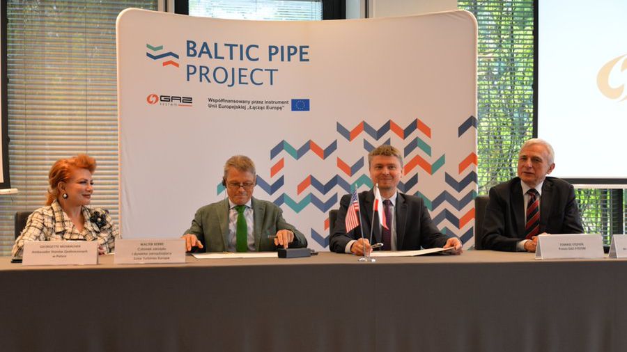 Projekt Baltic Pipe z pierwszym kontraktem
