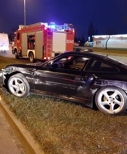 Skasował audi, a teraz porsche. Jest w rękach policji