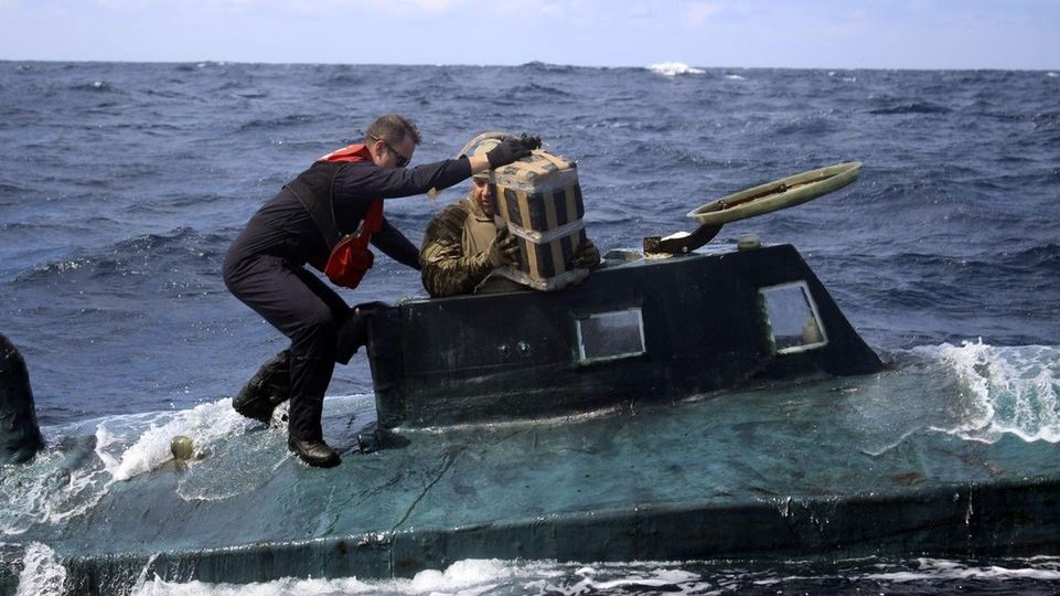 narkotyki kokaina łódź podwodna