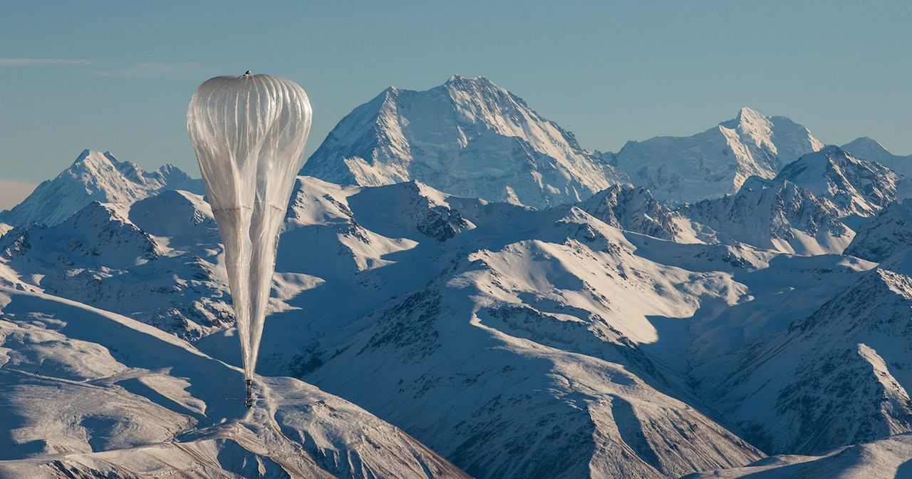 Google dostarczyło internet… balonami