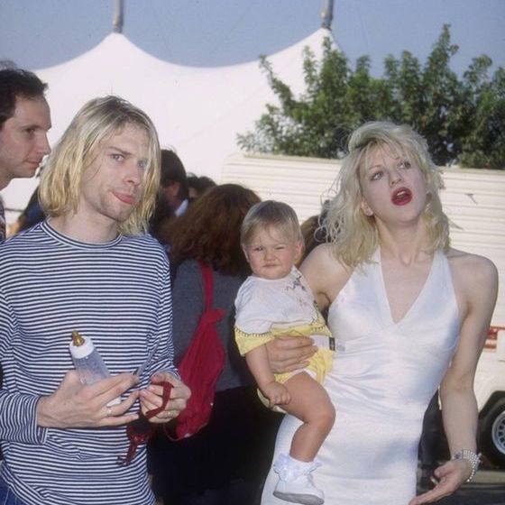 Courtney Love złożyła życzenia świąteczne Kurtowi Cobainowi