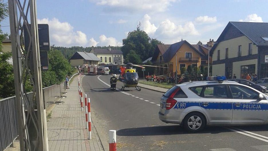 W akcji ratowniczej brał udział śmigłowiec LPR