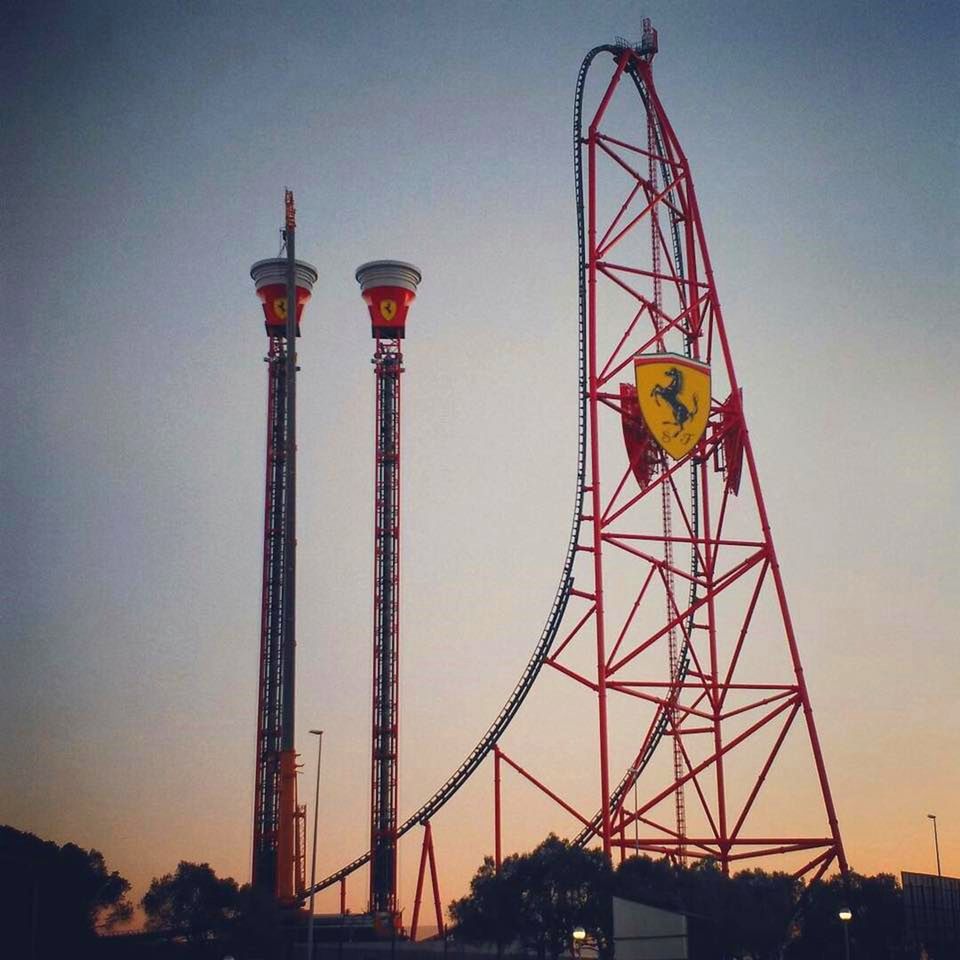 Ferrari Land - park z najwyższym i najszybszym rollercoasterem w Europie