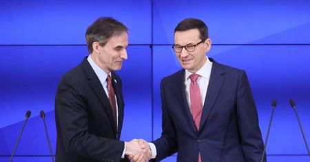 Konferencja Mateusza Morawieckiego i Paula Jonesa. "Budowa ścisłych relacji z USA dzieje się na naszych oczach"