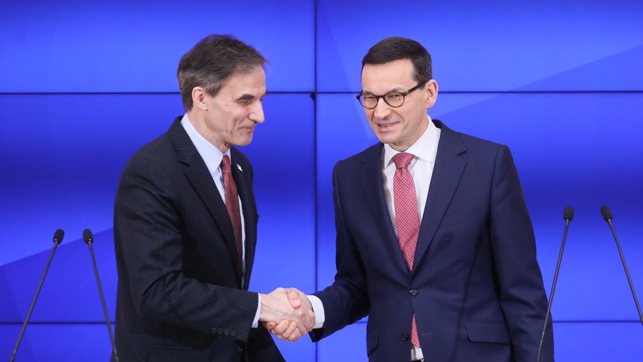 Mateusz Morawiecki stwierdził, że utworzenie izby jest wzmocnieniem polskiej obecności w USA