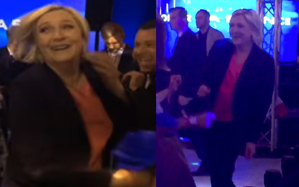 Poglądy jedno, taniec drugie. Tak pocieszała się Le Pen