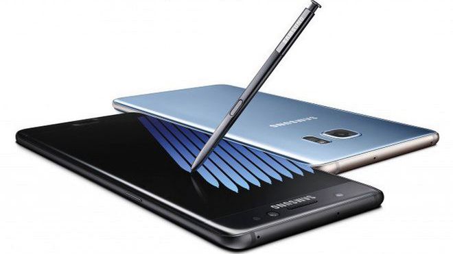 wybuchający galaxy note 7