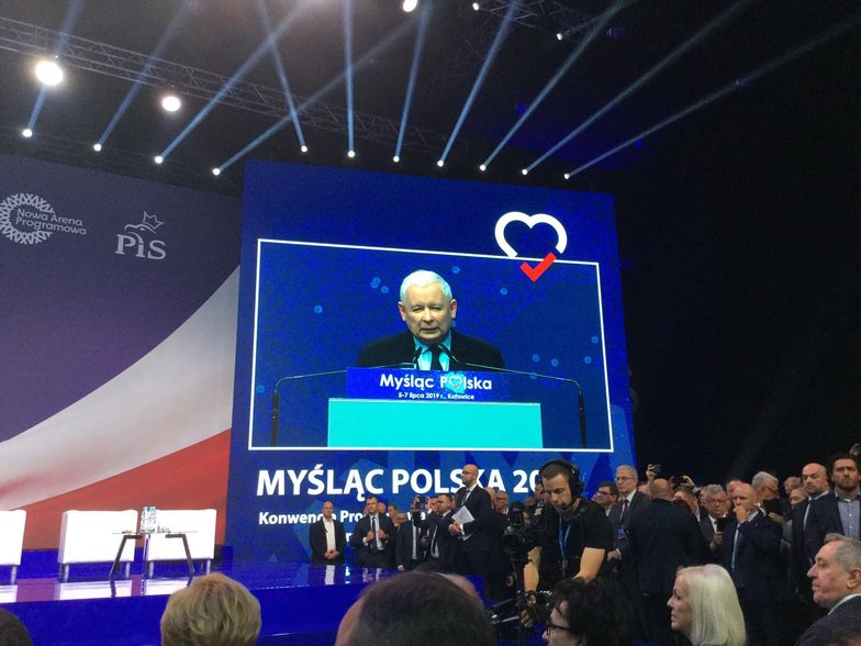 Konwencja programowa PiS. Jarosław Kaczyński o planach rządzącej partii na kolejne lata