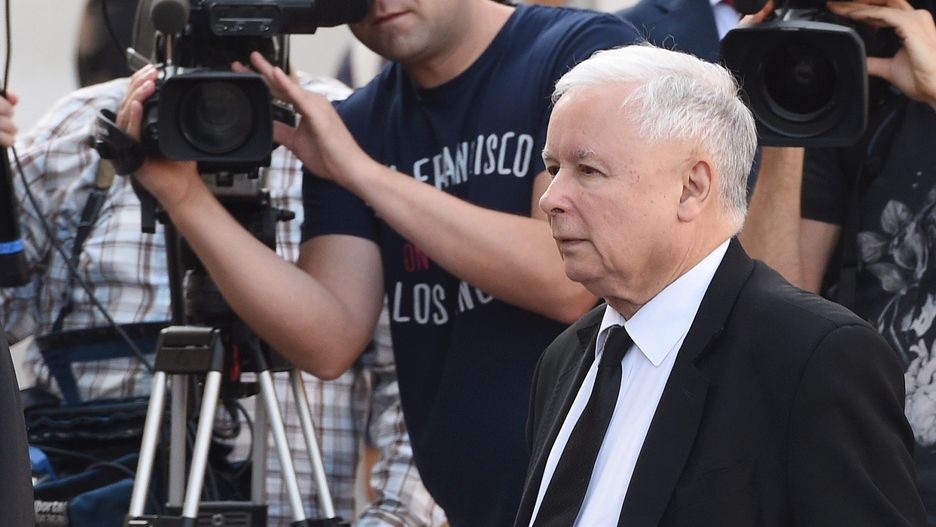 Prezes PiS Jarosław Kaczyński.