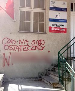 Przeciwnicy Prawa i Sprawiedliwości znowu dają o sobie znać. Zniszczono kolejne biuro PiS