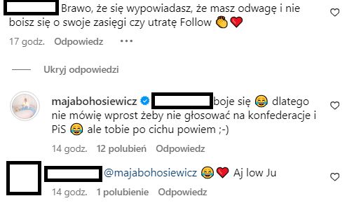 Maja Bohosiewicz o PiS i Konfederacji