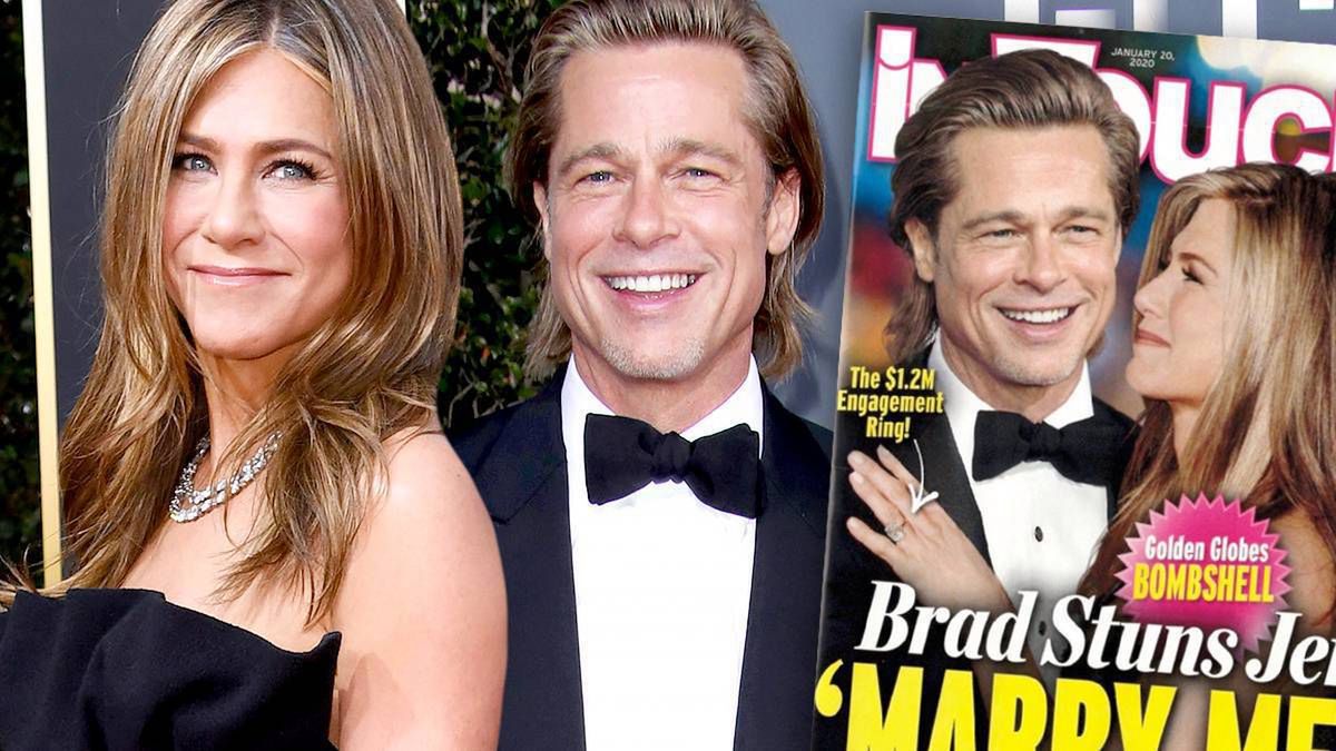 Jennifer Aniston i Brad Pitt zaręczyli się na Złotych Globach 2020?