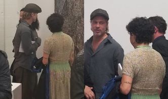 Brad Pitt podziwia obrazy i nową wybrankę w muzeum (FOTO)