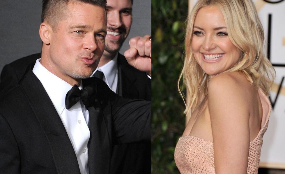 Brad Pitt romansuje z Kate Hudson? "Bardzo się do siebie zbliżyli"