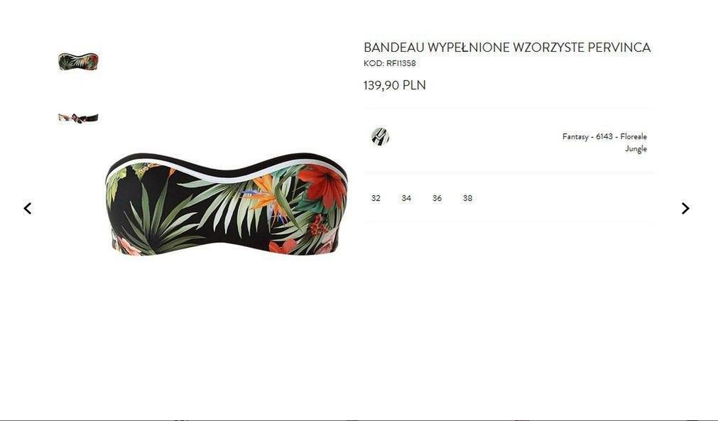 Góra od bikini, Calzedonia, 139,90 pln