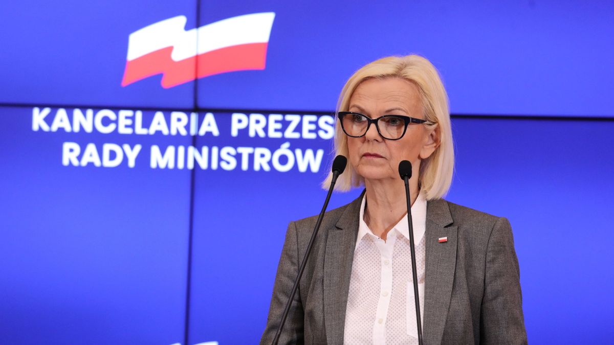 Minister rodziny, pracy i polityki społecznej Bożena Borys-Szopa