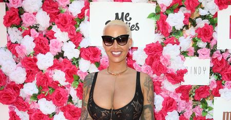 Amber Rose w koronkowym body. Sexy?
