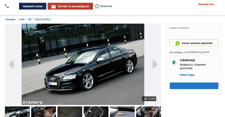 Znany raper sprzedaje luksusowe audi. Kluczyki przekaże nabywcy osobiście