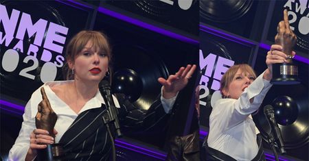 Taylor Swift pyszni się nagrodą NME w kształcie "FAKA" (FOTO)
