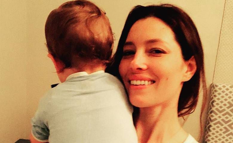 Jessica Biel z synem