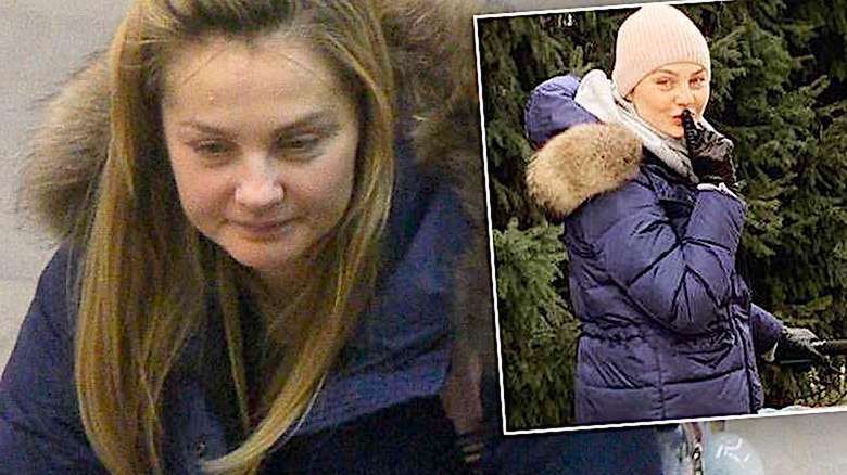 Małgorzata Socha z synem