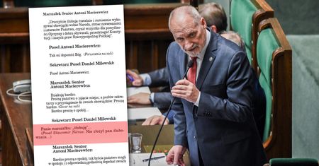 Sejmowy protokolant potwierdził. Nie było "ślubuję". Czy mandat Antoniego Macierewicza jest ważny?