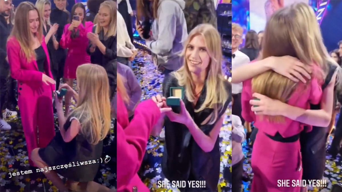 Finał "Top Model". Julia nagle uklękła na scenie i poprosiła partnerkę o rękę. Kamery TVN nie były na to przygotowane [WIDEO]