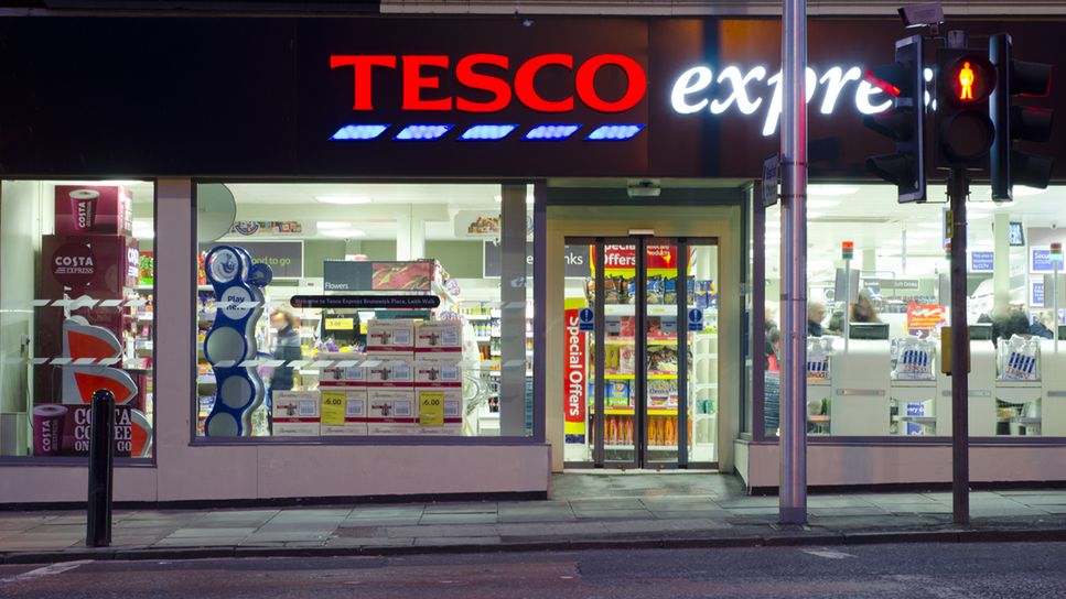 Sklep sieci Tesco.