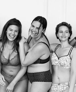 Ashley Graham i Candice Huffine w samej bieliźnie. Modelki plus size łączą siły