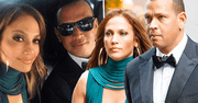 Boska Jennifer Lopez i Alex Rodriguez na ślubie miliarderów! Co za dekolt! Co za talia!