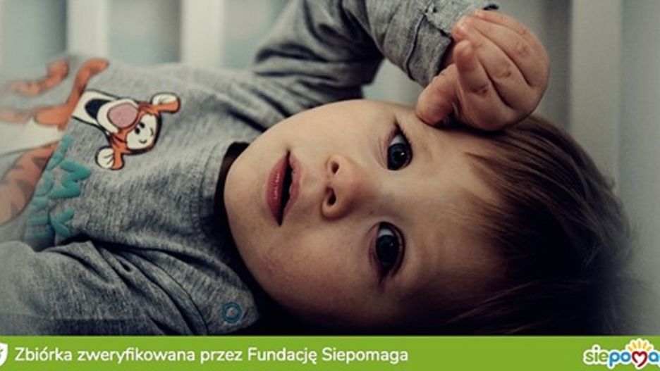 Trwa zbiórka na leczenie 15-miesięcznego Kacpra