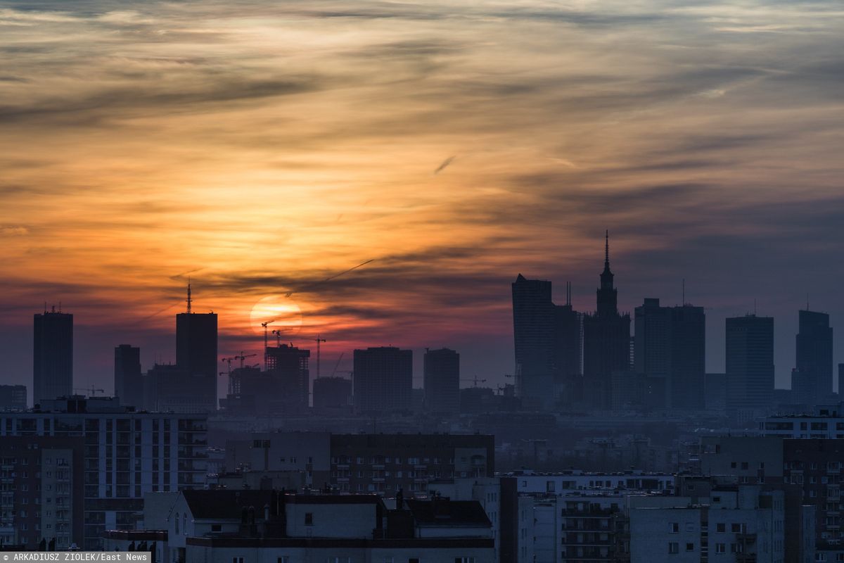 Warszawa. Smog w stolicy. Jakość powietrza w piątek 3 stycznia 2020 r.