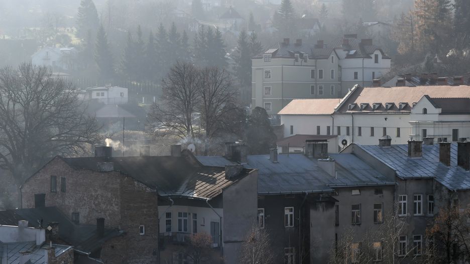 Smog w Warszawie 3 grudnia 2019 r.