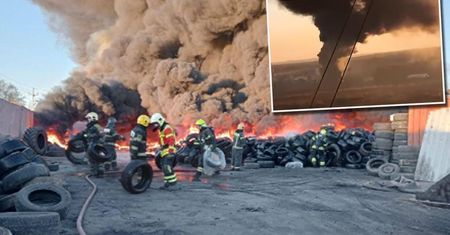 Pożar w zakładzie utylizacyjnym w Lubierce – kolejny alarm dla bezpieczeństwa przemysłowego w Rosji